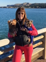 De paseo con mi queridísima MADISON y su hijo MAVERICK.